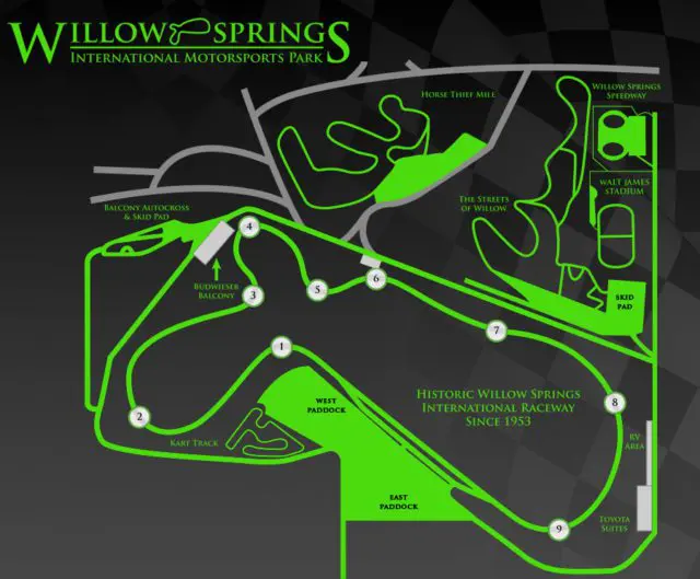 Map of Willow Springs