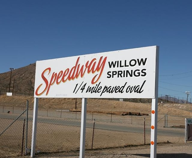 Photo of Speedway sign.