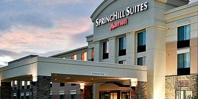 Front of Springhill Suites in Lancaster, CA