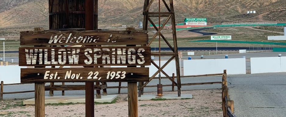 Photo of the welcome sign at Willow Springs