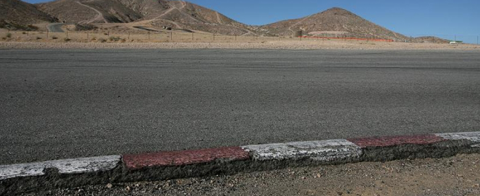 A photo of a track at Willow Springs.
